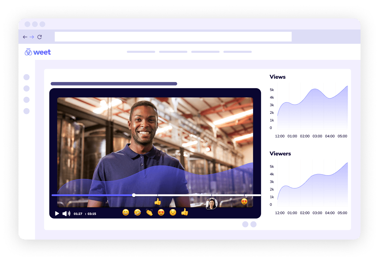 Website Inlign Video Player Online video player