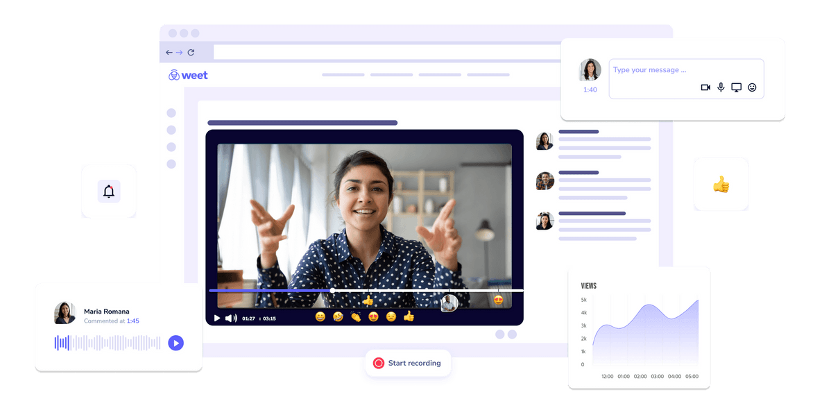Website Inlign Video Player Online video player
