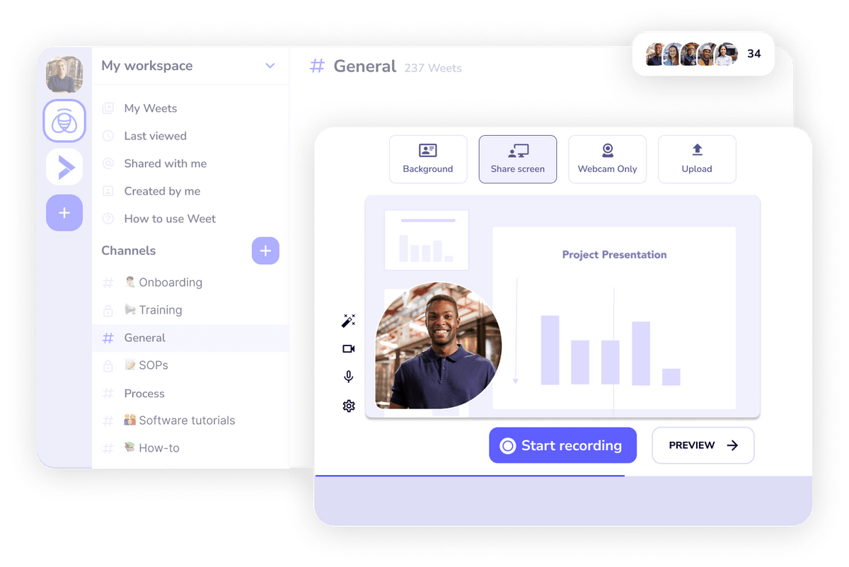 Create How to Videos With Webcam Filters Screen Share And Video Upload Create how to videos with webcam filters screen share and video upload